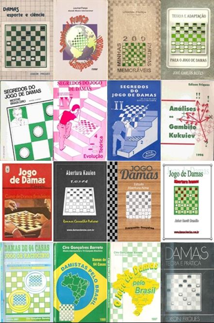 Jogo de Damas, Damas Online, Livros Grátis, Regras, Estudos